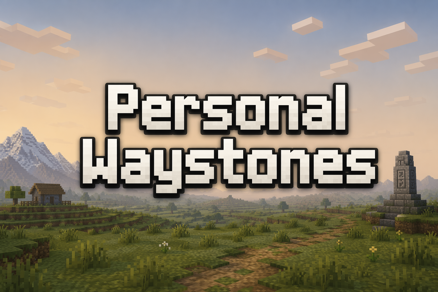 Personal Waystones - Waystone block and teleport GUI